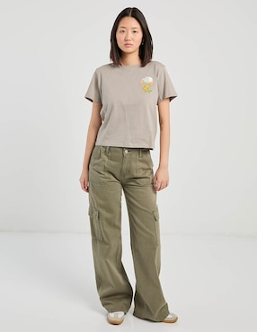 Playera manga corta The North Face cuello redondo para mujer