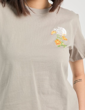 Playera manga corta The North Face cuello redondo para mujer