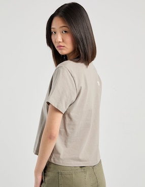 Playera manga corta The North Face cuello redondo para mujer