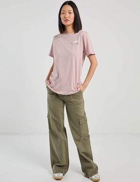 Playera manga corta The North Face cuello redondo para mujer