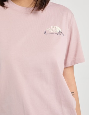 Playera manga corta The North Face cuello redondo para mujer