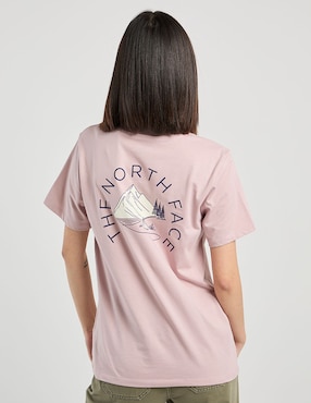 Playera manga corta The North Face cuello redondo para mujer