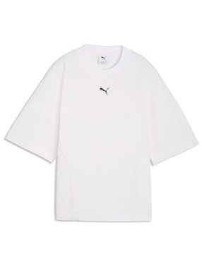 Playera manga al codo Puma cuello redondo para mujer