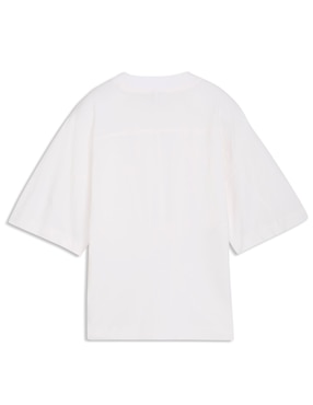 Playera manga al codo Puma cuello redondo para mujer