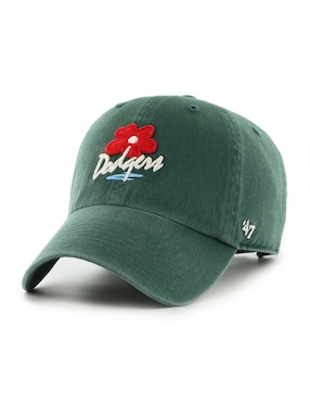 Gorra visera curva correa ajustable casual 47 Brand Floral Collection MLB Los Angeles Dodgers para adulto