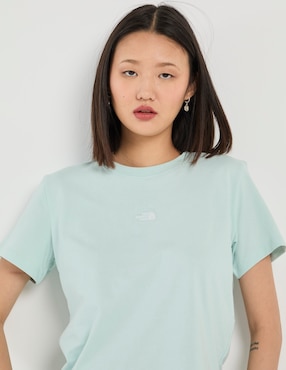 Playera manga corta The North Face cuello redondo para mujer