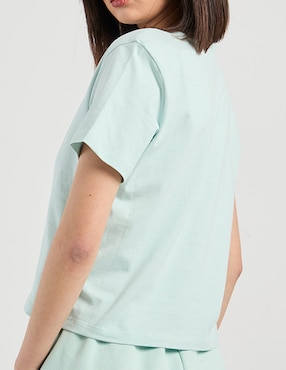 Playera manga corta The North Face cuello redondo para mujer
