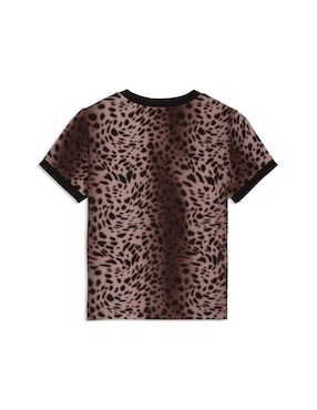 Playera manga corta Puma cuello redondo para mujer
