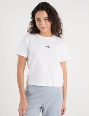 Playera manga corta The North Face cuello redondo para mujer
