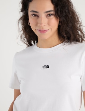 Playera manga corta The North Face cuello redondo para mujer
