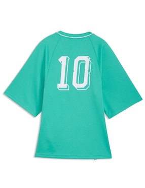 Playera manga corta Puma Future Puma Archive cuello V para mujer