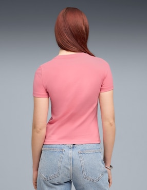 Playera manga corta Puma cuello redondo para mujer