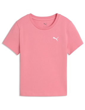 Playera manga corta Puma cuello redondo para mujer