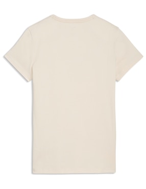 Playera manga corta Puma cuello redondo para mujer