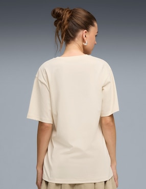Playera manga corta Puma cuello redondo para mujer
