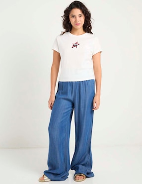 Playera manga corta Vans cuello redondo para mujer