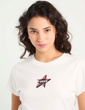Playera manga corta Vans cuello redondo para mujer