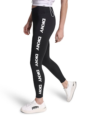 Legging Dkny ala cadera con elástico para mujer