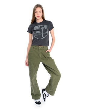 Playera manga corta Vans cuello redondo para mujer