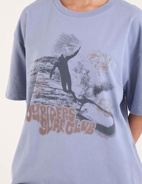 Playera manga al codo Vans cuello redondo para mujer