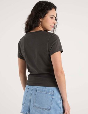 Playera manga corta Vans cuello redondo para mujer