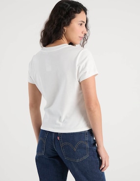 Playera manga corta Vans cuello redondo para mujer