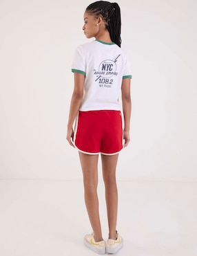 Short Champion de algodón para mujer