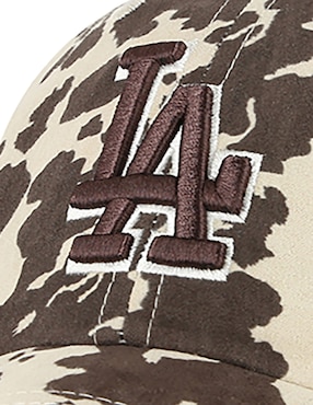 Gorra visera curva correa ajustable casual 47 Brand Bessie Clean Up MLB Los Angeles Dodgers adulto