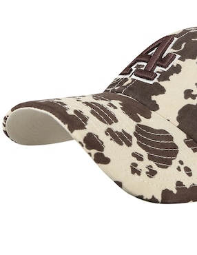 Gorra visera curva correa ajustable casual 47 Brand Bessie Clean Up MLB Los Angeles Dodgers adulto