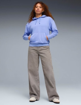 Sudadera con capucha y bolsa Puma Ess Script para mujer