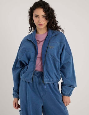 Chamarra rompevientos Reebok para mujer