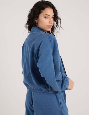 Chamarra rompevientos Reebok para mujer