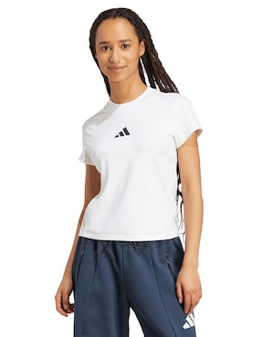 Playera manga corta Adidas Z.N.E cuello redondo para mujer