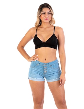 Short Opp´s Jeans De Mezclilla Para Mujer