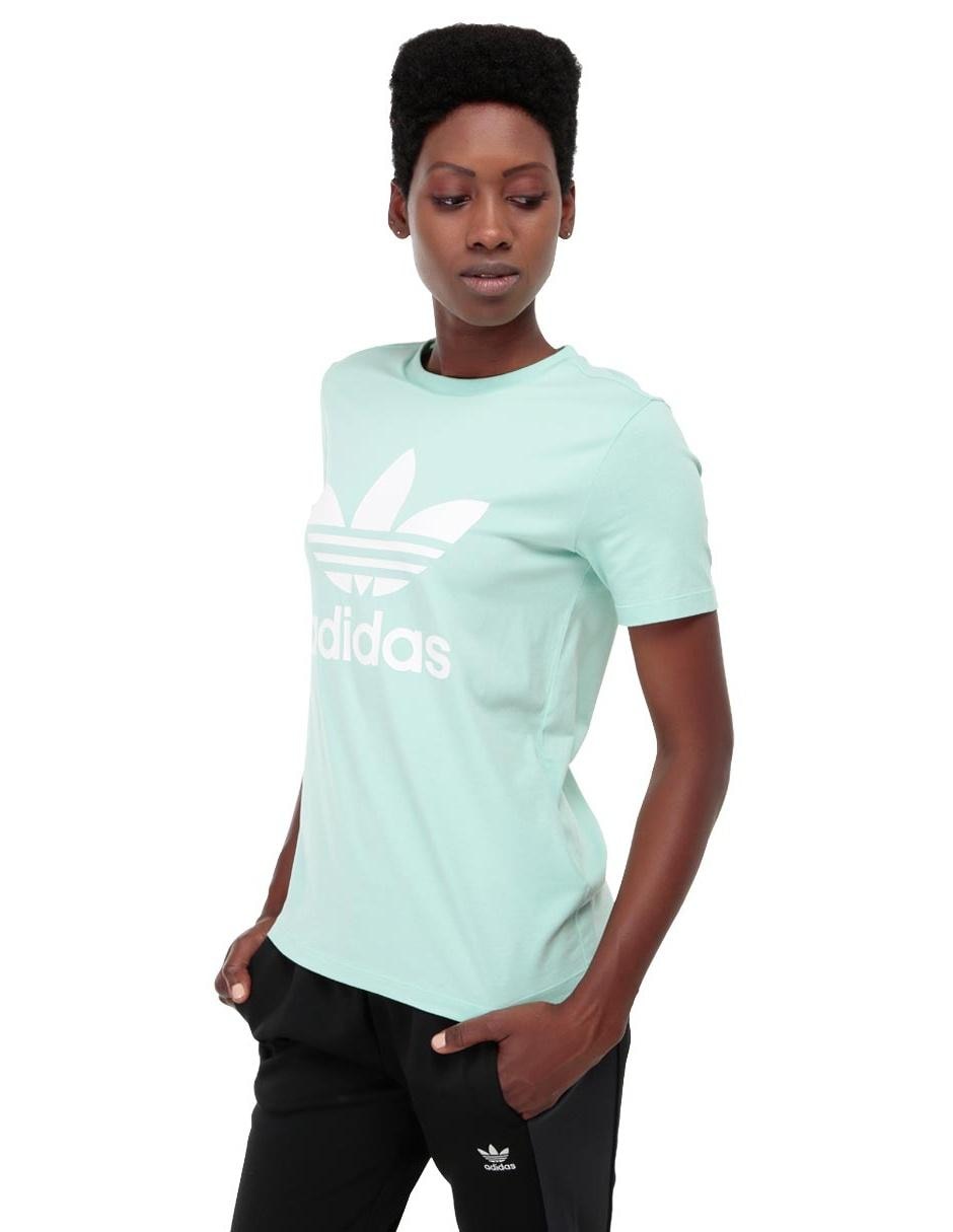 playera azul adidas