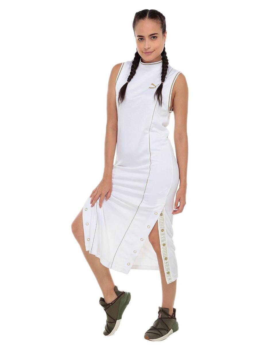 vestido puma blanco