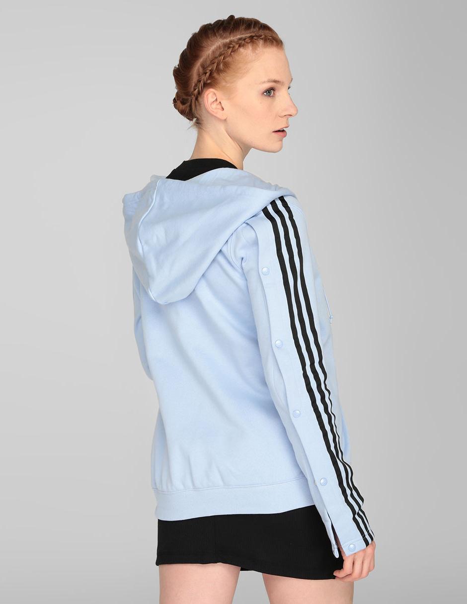 Chamarra Adidas Originals azul medio con capucha en Liverpool