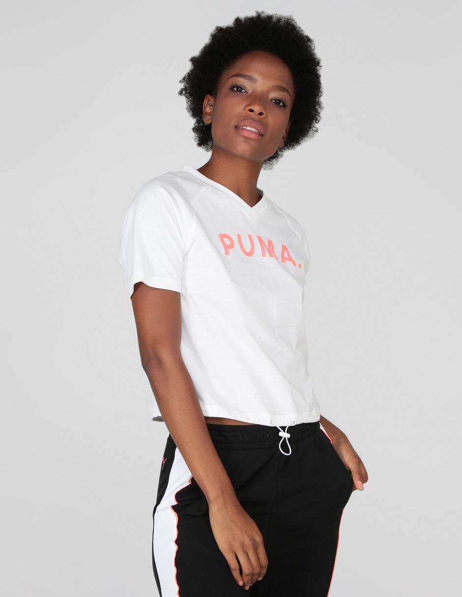 playera puma blanca