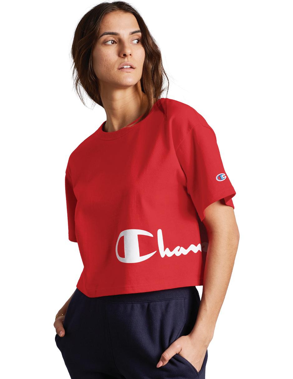 Playera Champion roja amplia en Liverpool
