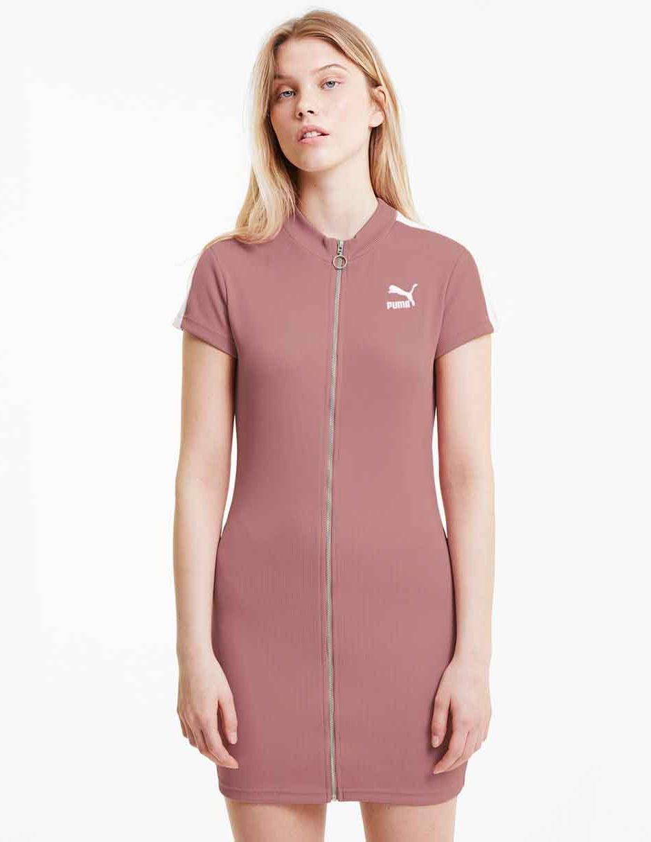 vestido puma rosa