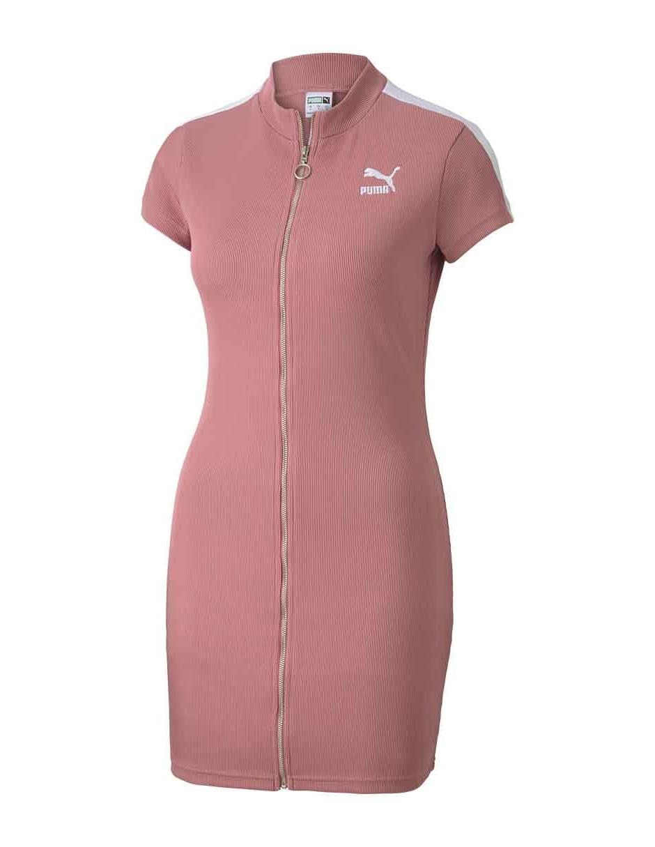 vestido puma rosa