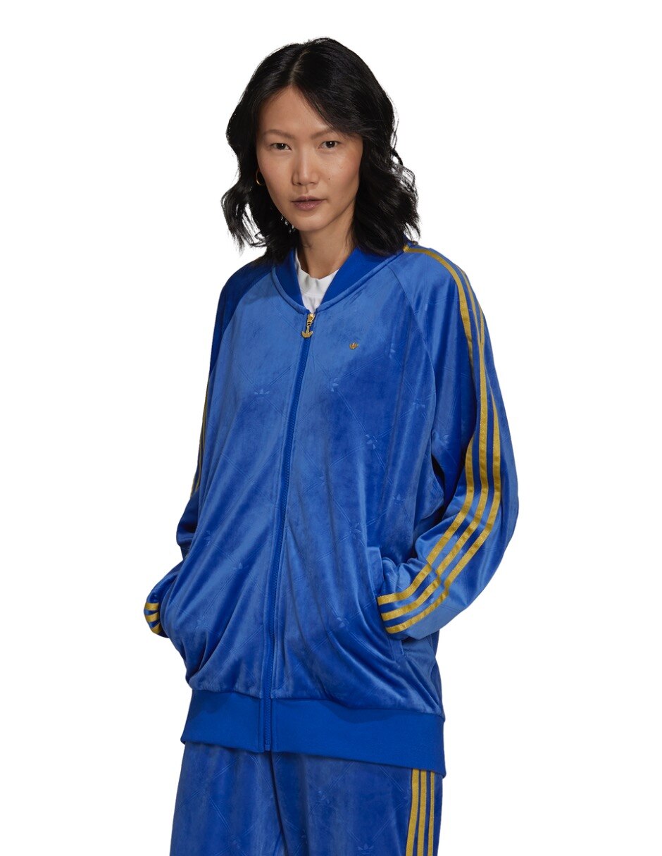 Chaqueta Adidas Firebird TT Azul Mujer