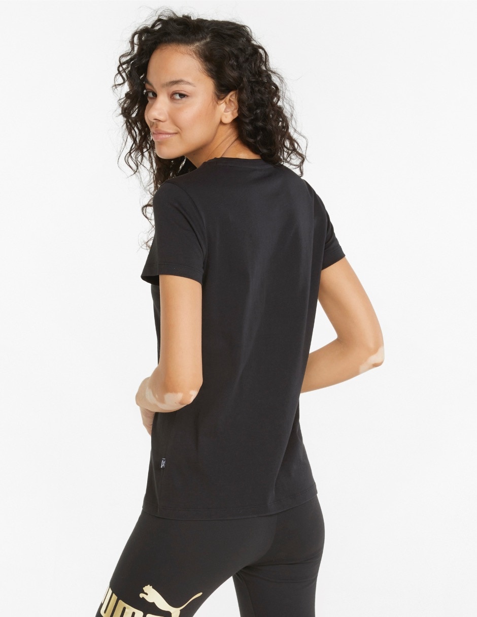 Playera manga corta cuello redondo para mujer 3