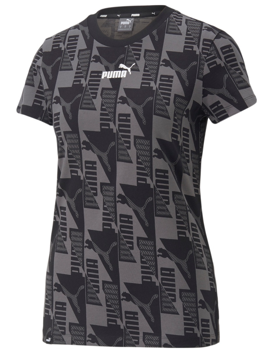 Playera manga corta cuello redondo para mujer