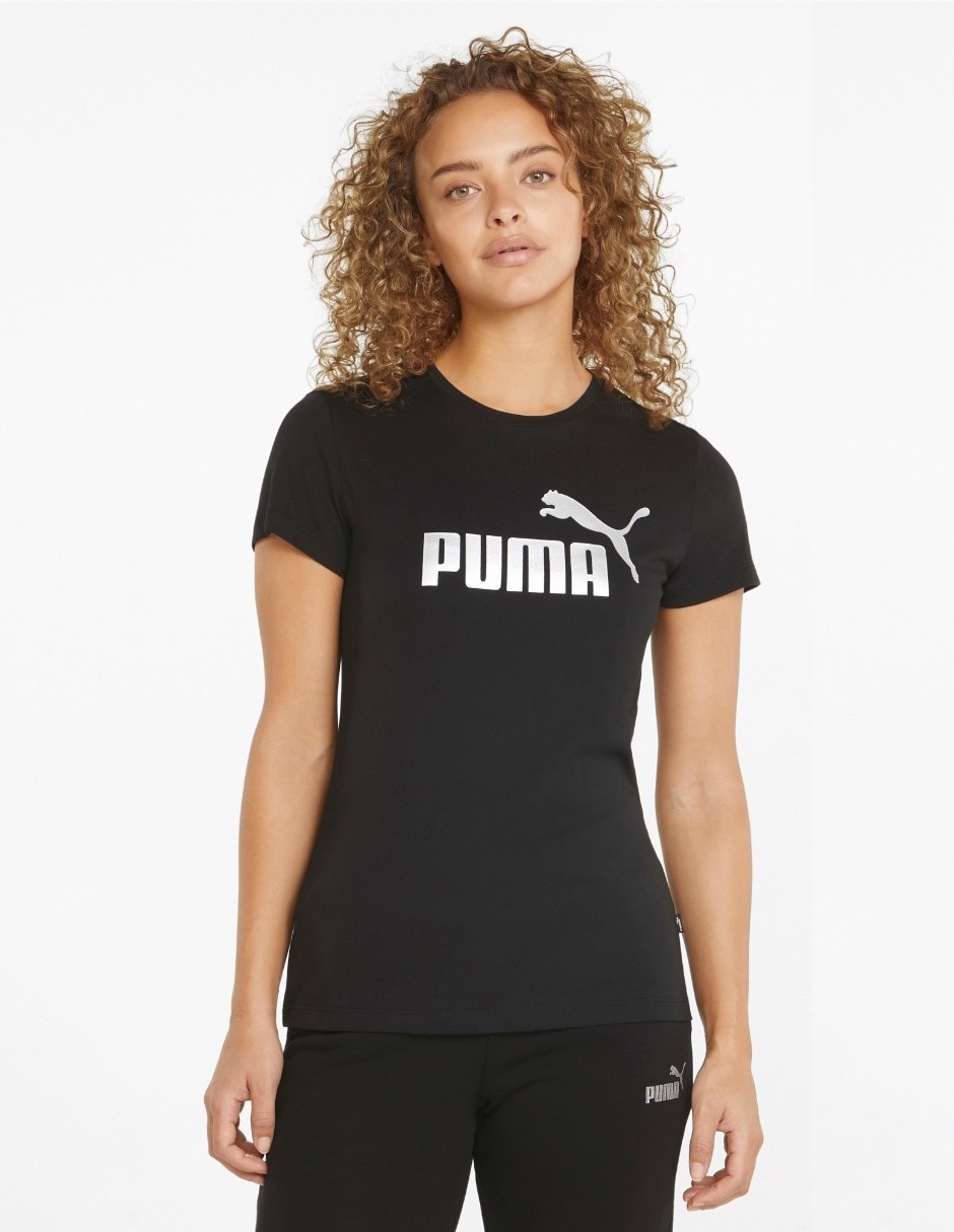 Playera manga corta cuello redondo para mujer