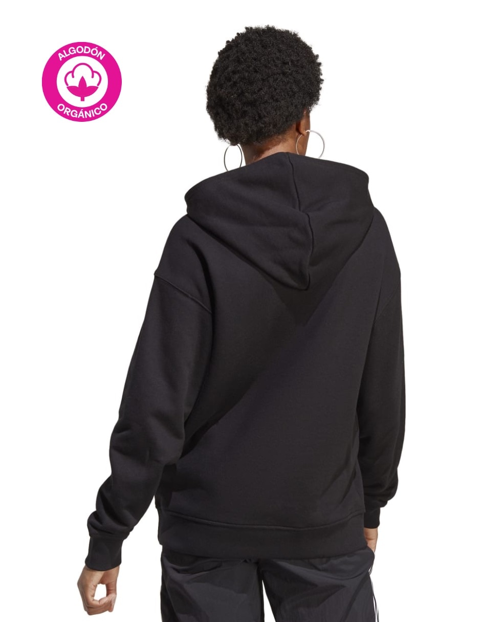 Sudadera con capucha y bolsa para mujer 4