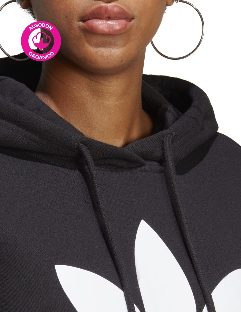 Sudadera con capucha y bolsa para mujer 7