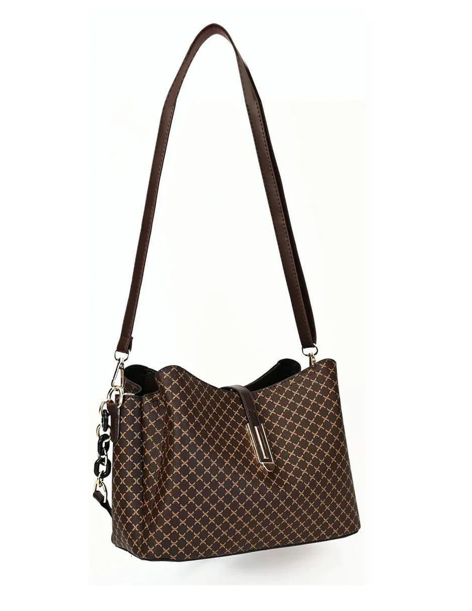 Bolsa crossbody de cuero para mujer