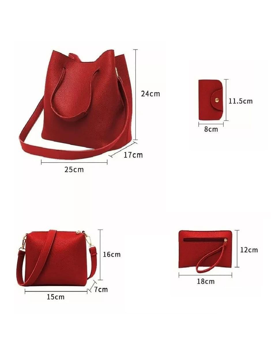 Bolsa tote de cuero para mujer 4