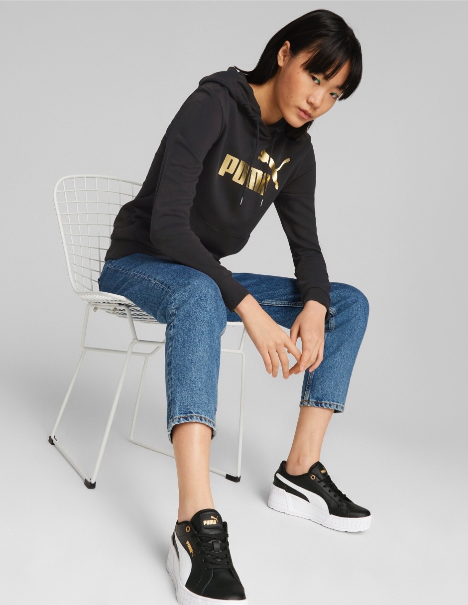 Sudadera con capucha y bolsa para mujer 6